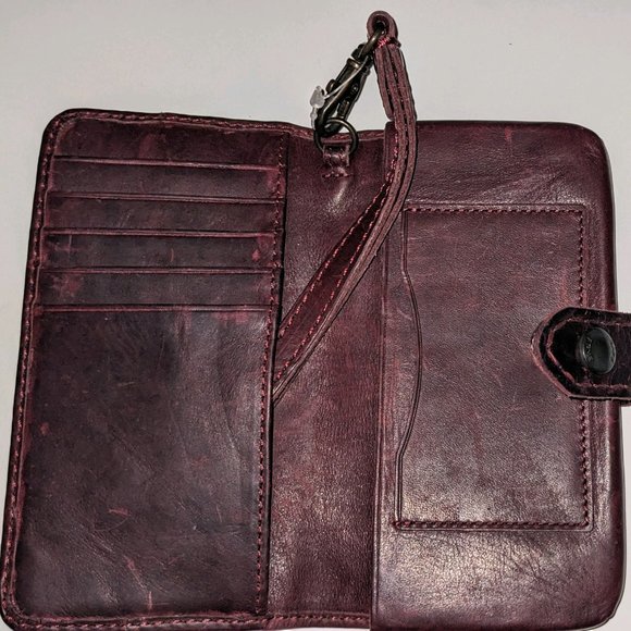 Frye Melissa Phone Wallet Wristlet - Women's Leather Cogniac - Picture 4 of 4